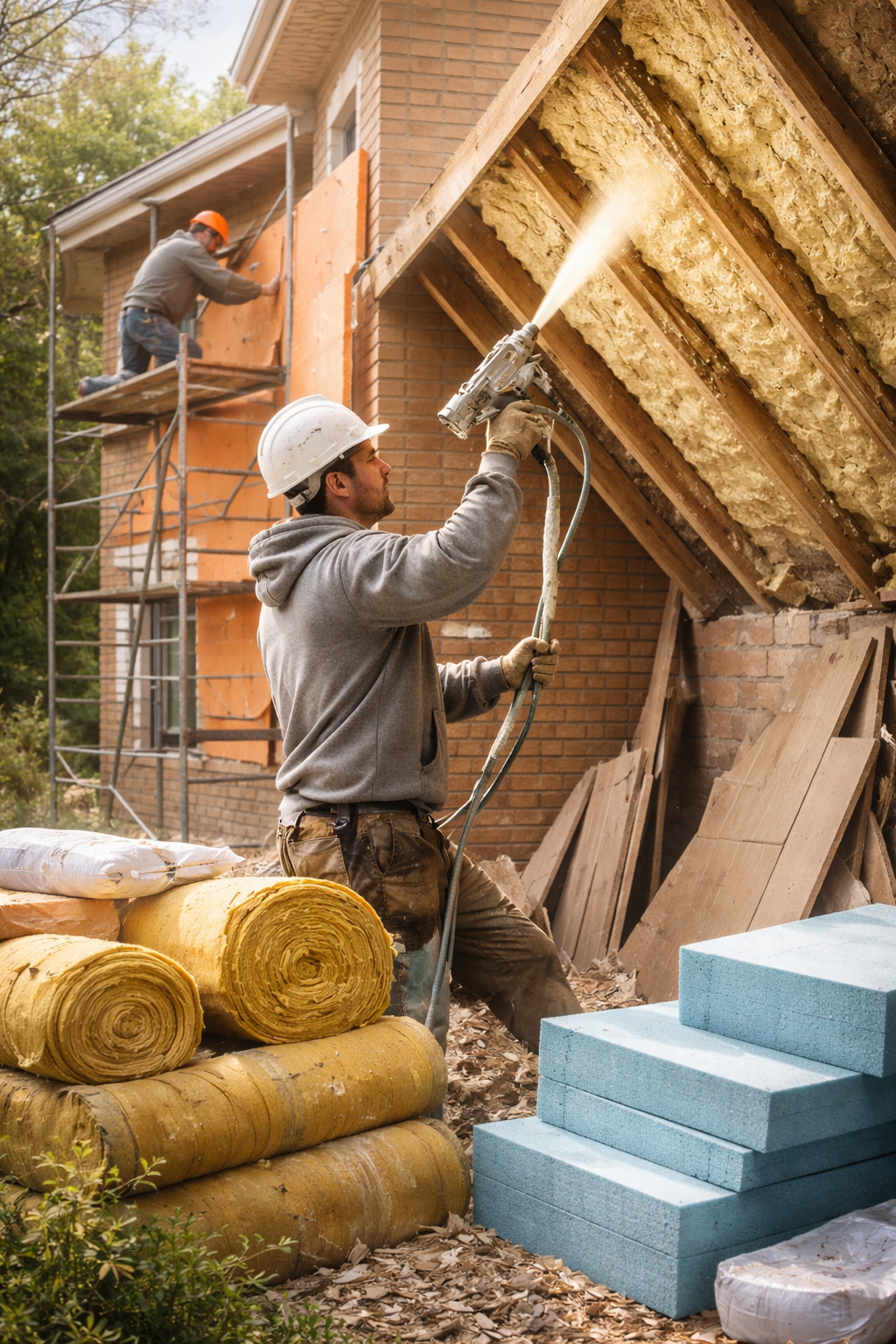 Утепление домов в Химках под ключ от 4354 руб/м2 | Профессионально — ТепломастерХмк