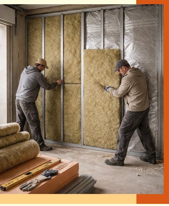 Утепление гаража изнутри в Химках от 7775 руб/м2 — работы и цена | ТепломастерХмк