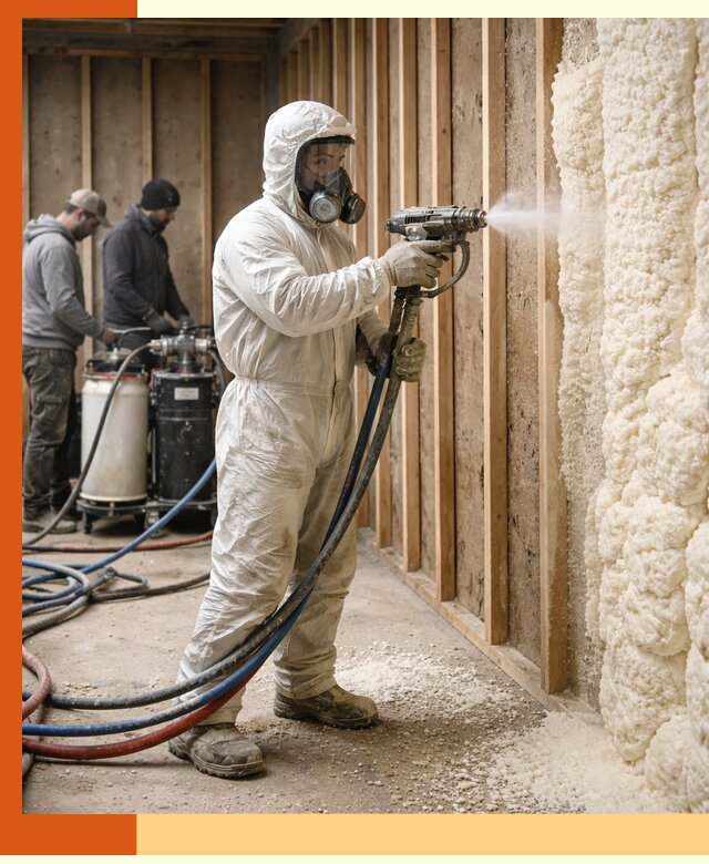 Обучение напылению ППУ: курсы для специалистов в Химках